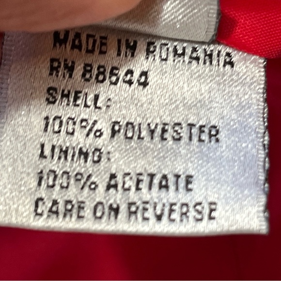 John Meyer of Norwich RED Dragonfly Blazer Skirt SET Business Suit Women’s Sz 12 - Picture 15 of 16